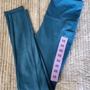 Women's Teal Danskin Legging Activewear NWT Size XS